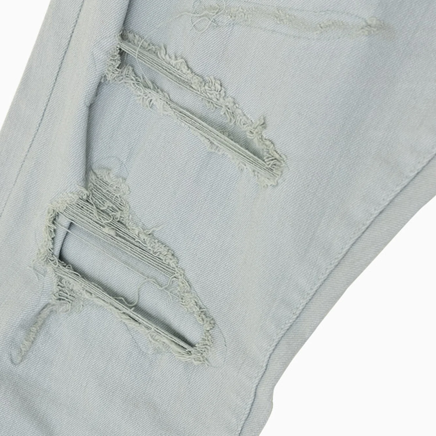 Men's Martin Stacked Fit Rip Repair Slim Denim Pant - Image 4