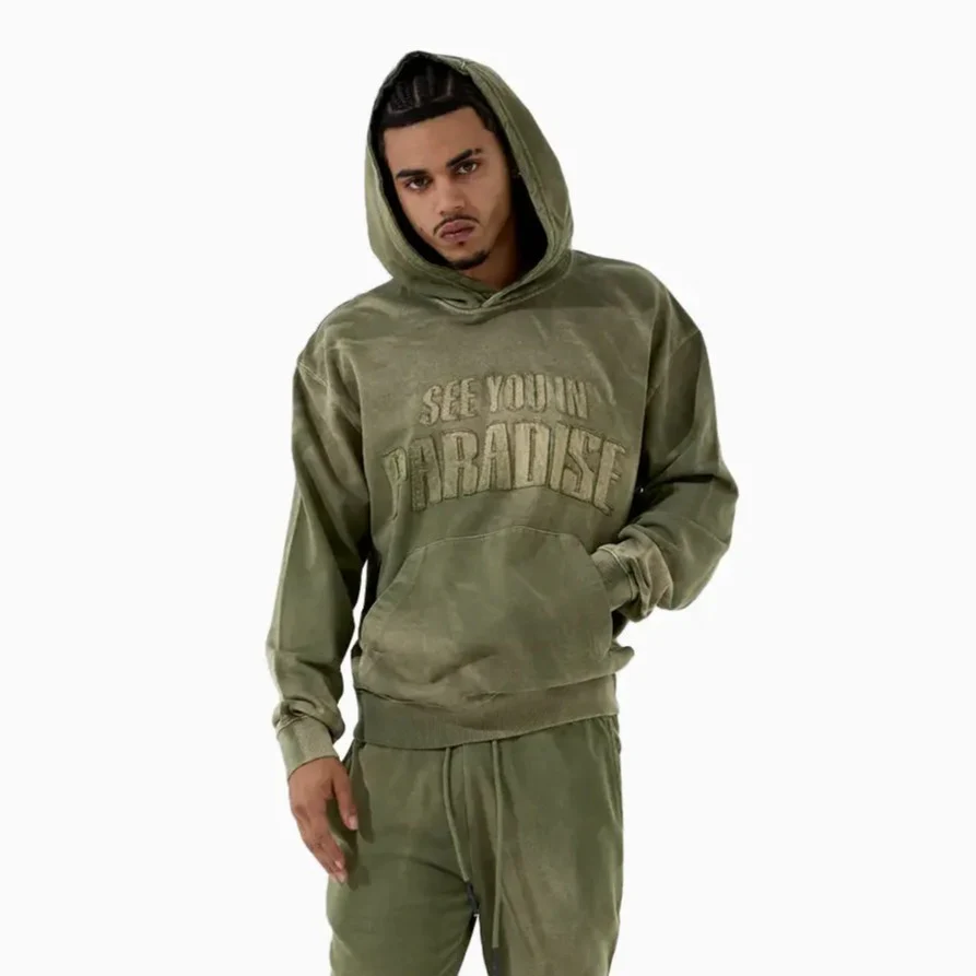 Men's Oasis Washed Pull Over Hoodie