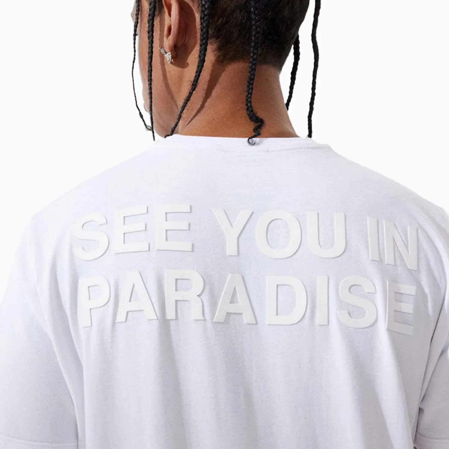 Men's Paradise Tonal T Shirt And Shorts Outfit - Image 4