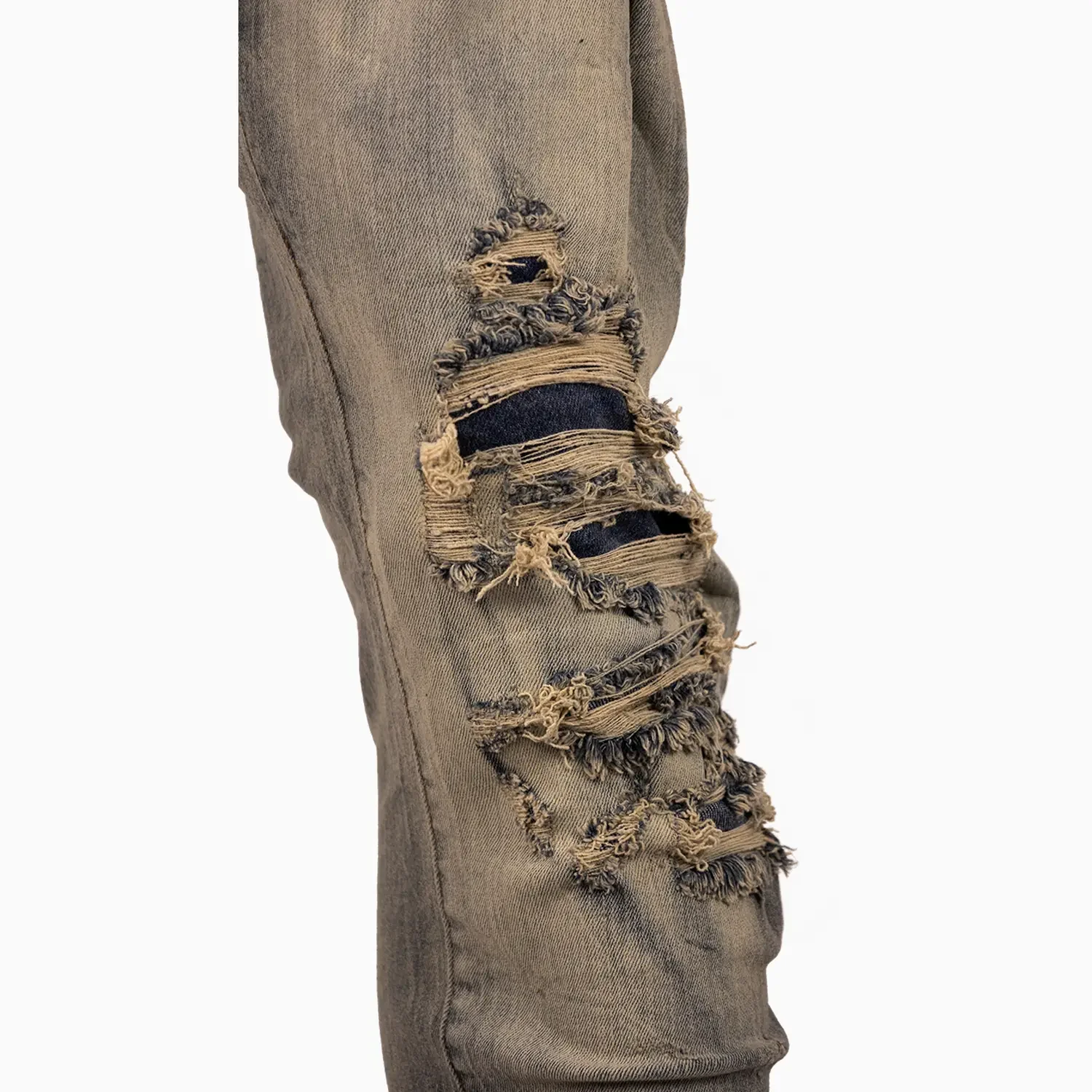 Men's Ross Fit With Shreds Denim Pant - Image 3