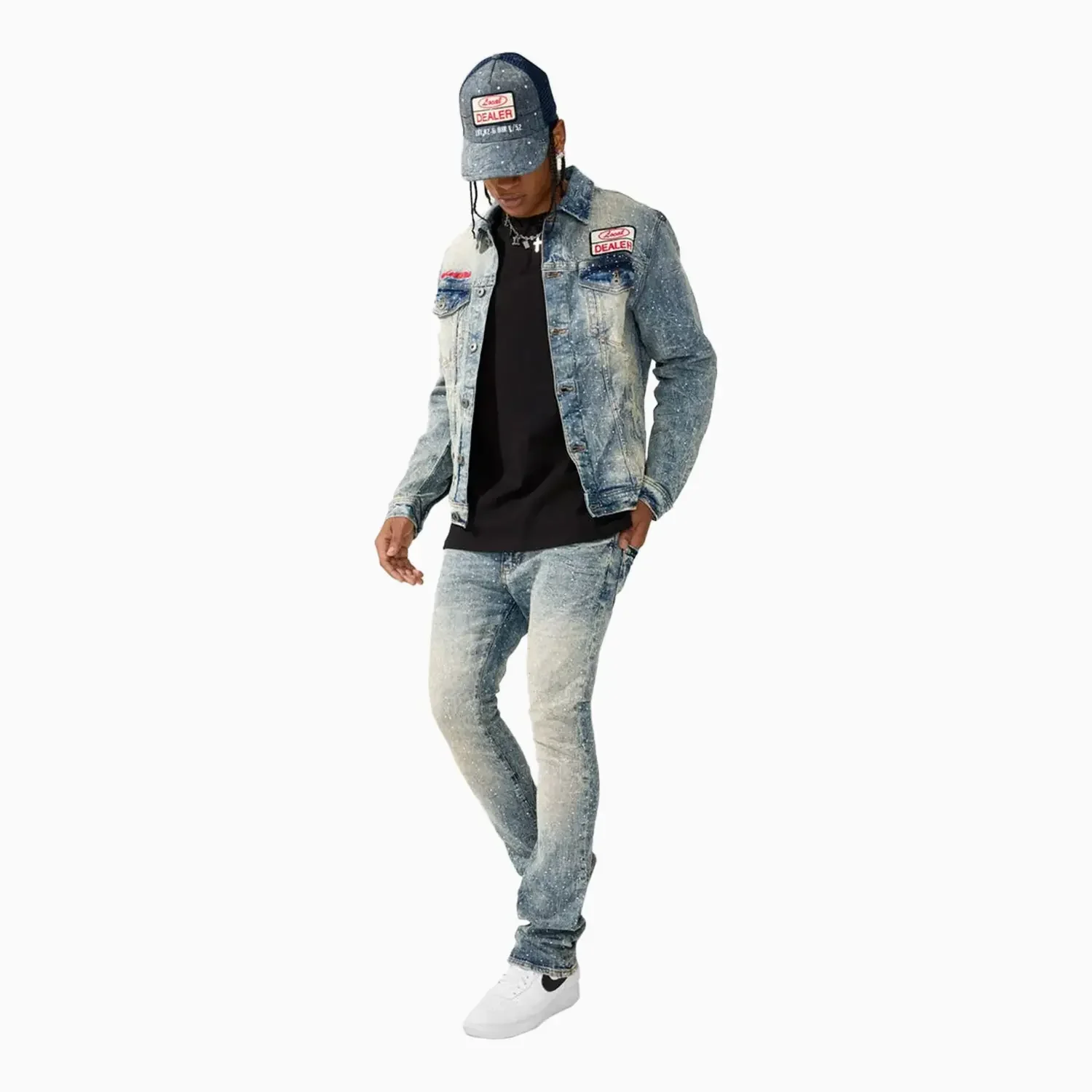 Men's Super Skinny Stacked Fit Denim Pant - Image 4