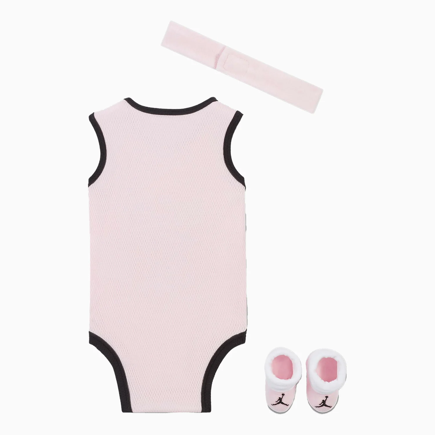 Kid's Jumpman 3-Piece Mesh Jersey Bodysuit Set Outfit - Image 2