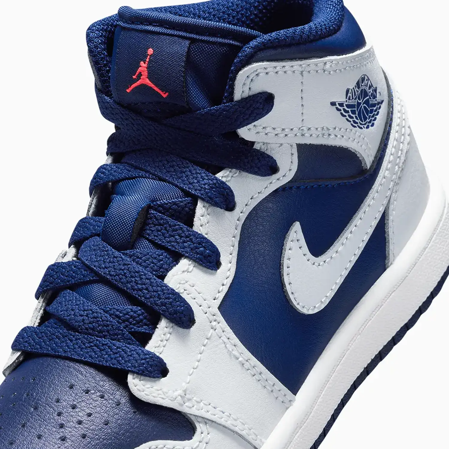 Kid's Air Jordan 1 Mid "Blue Void" Pre School - Image 7