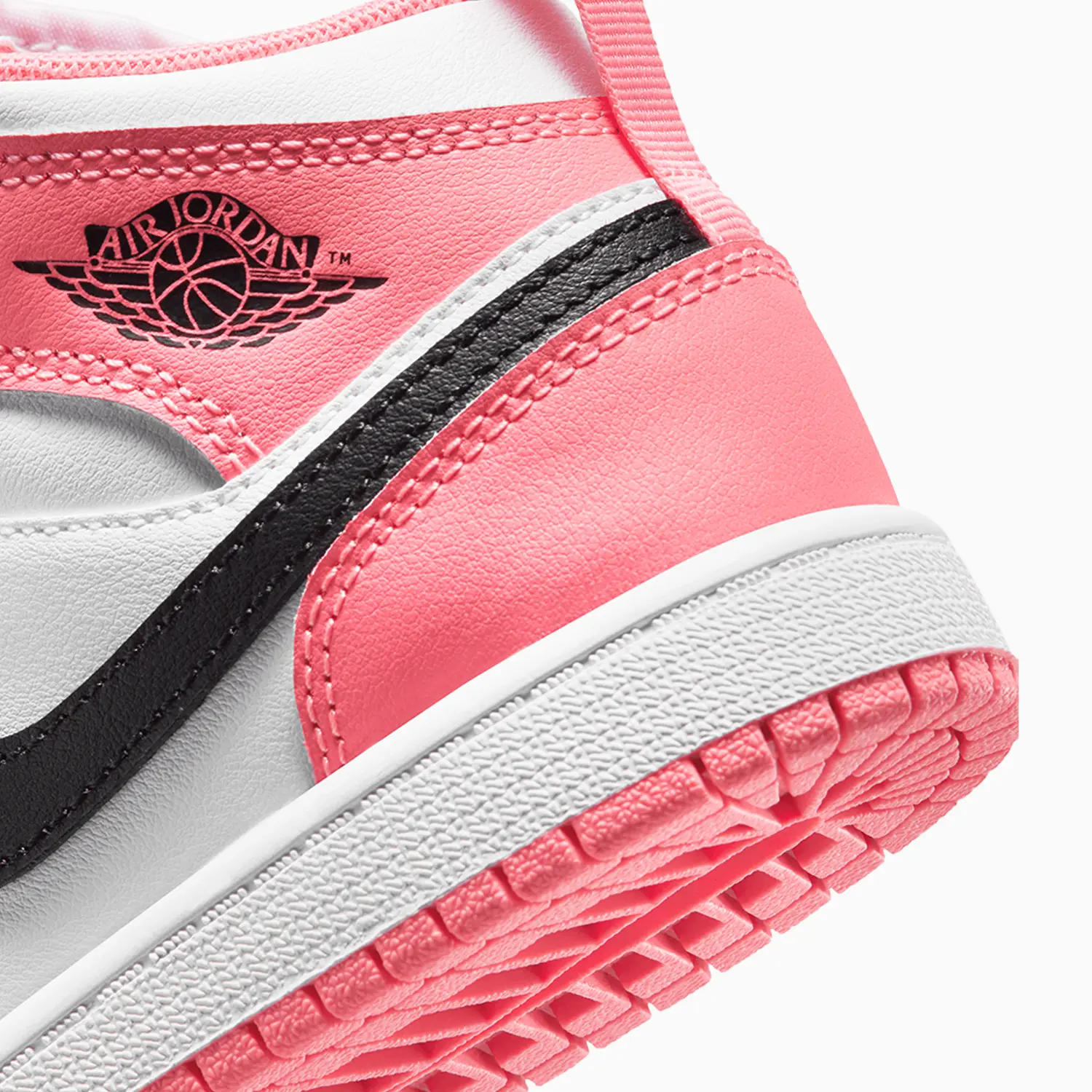 Kid's Air Jordan 1 Mid "Pink Gaze" Pre School - Image 7