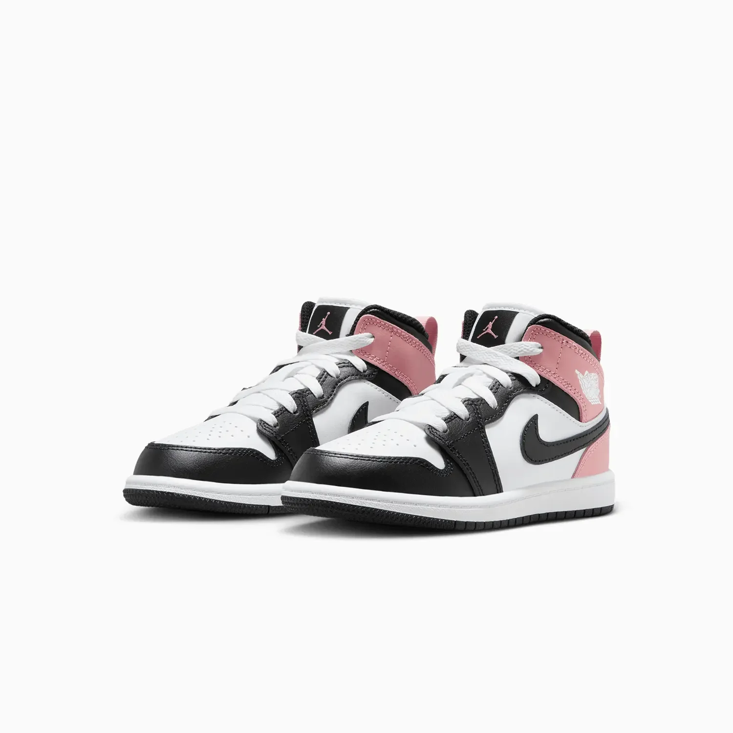 Kid's Air Jordan 1 Mid "Rust Pink Black" Pre School - Image 2