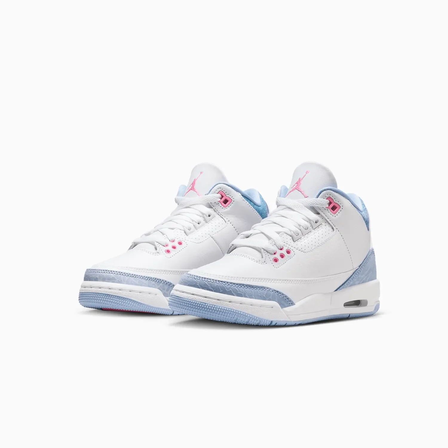 Kid's Air Jordan 3 Retro "White Cobalt Bliss" Grade School - Image 2