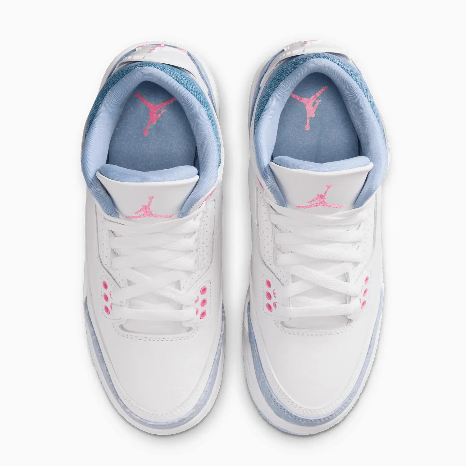 Kid's Air Jordan 3 Retro "White Cobalt Bliss" Grade School - Image 5
