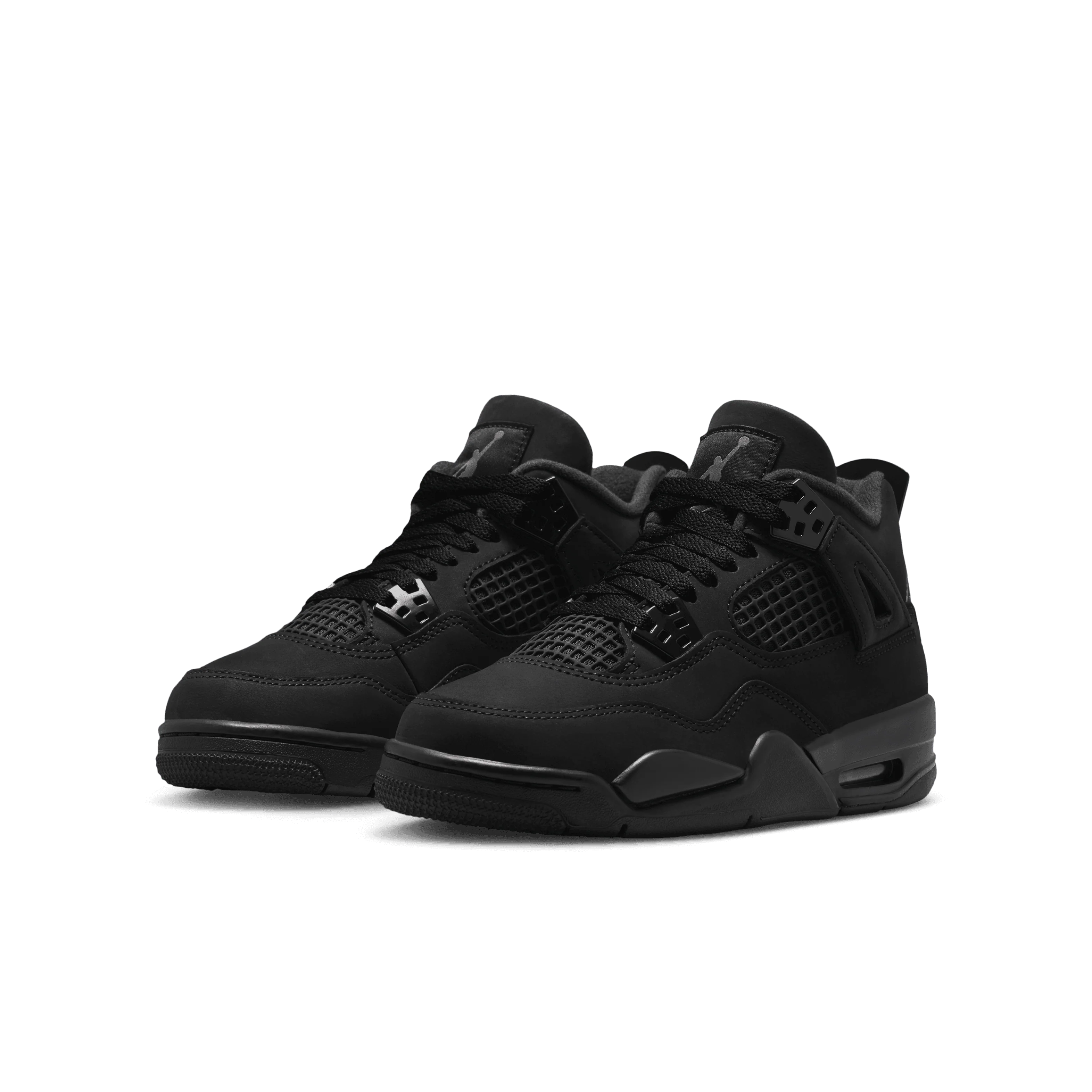 Kid's Air Jordan 4 Retro "Black Cat" Grade School - Image 2