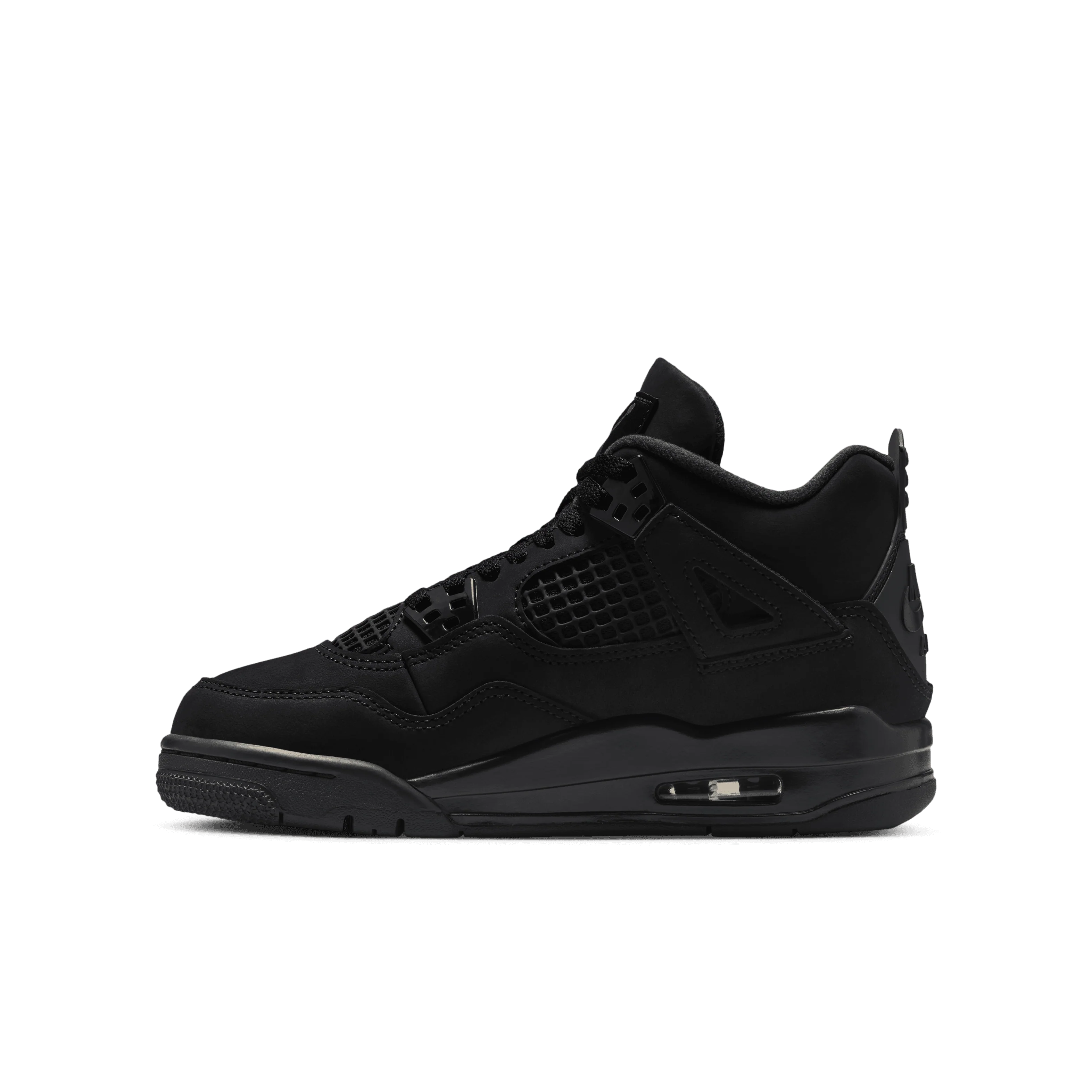 Kid's Air Jordan 4 Retro "Black Cat" Grade School - Image 3