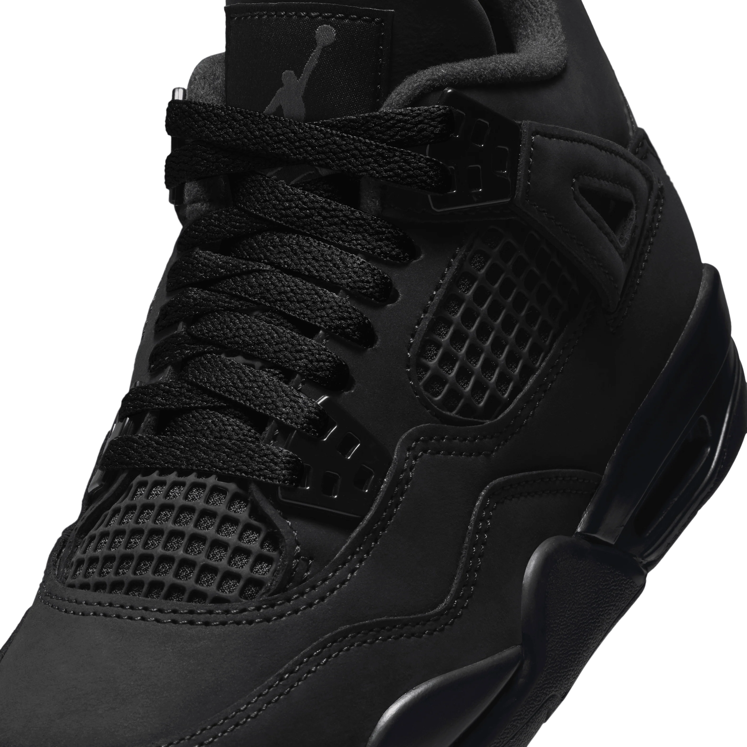 Kid's Air Jordan 4 Retro "Black Cat" Grade School - Image 5
