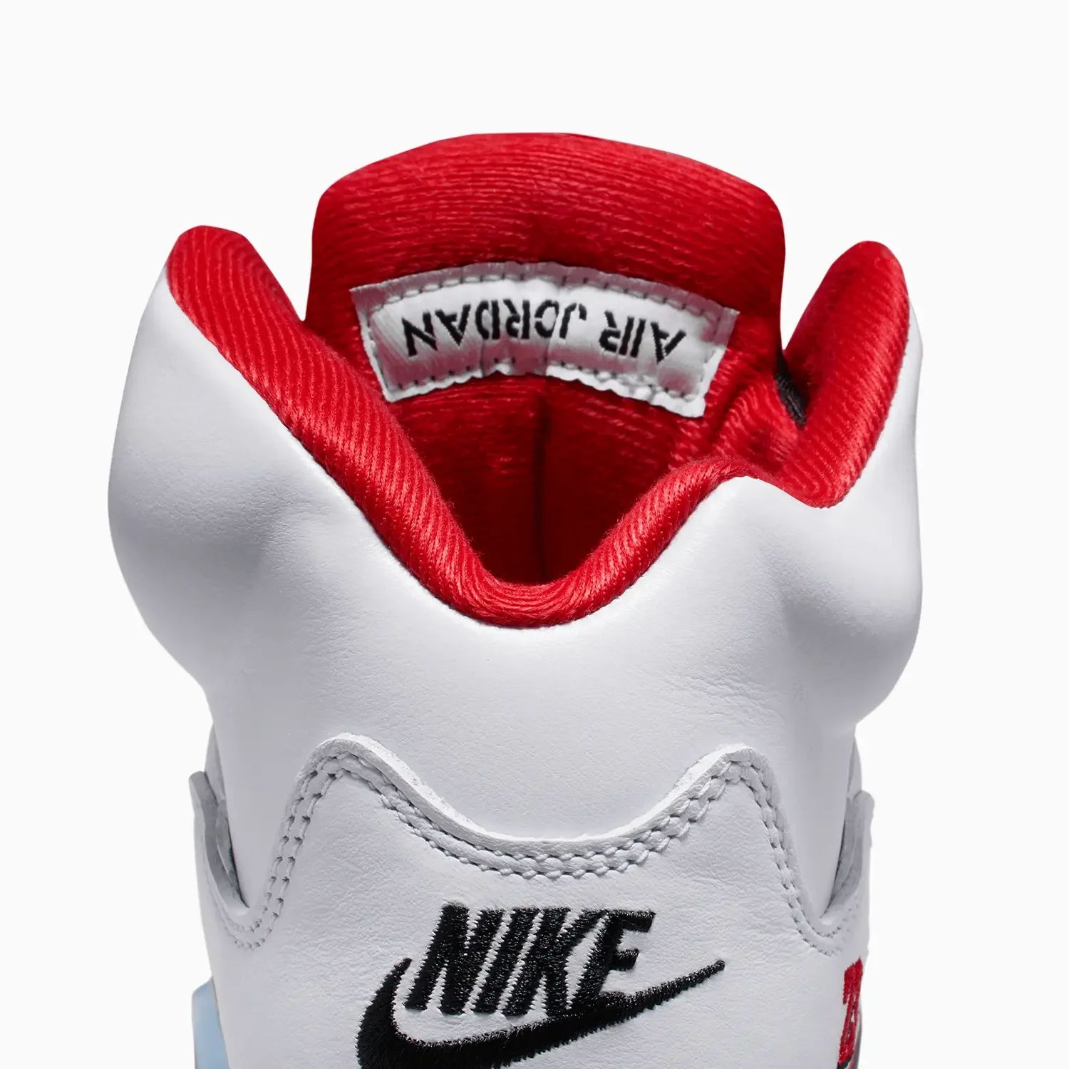Kid's Air Jordan 5 Retro OG "Fire Red Black Tongue" Grade School - Image 10