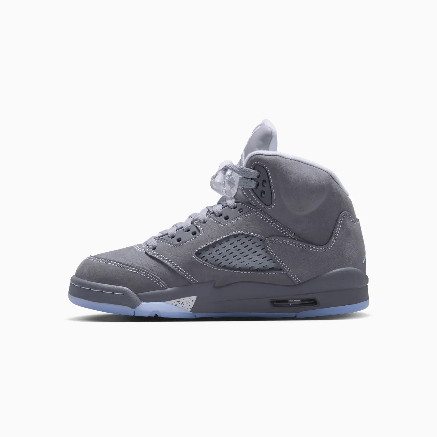 Kid's Air Jordan 5 Retro "Wolf Grey" Grade School - Image 4