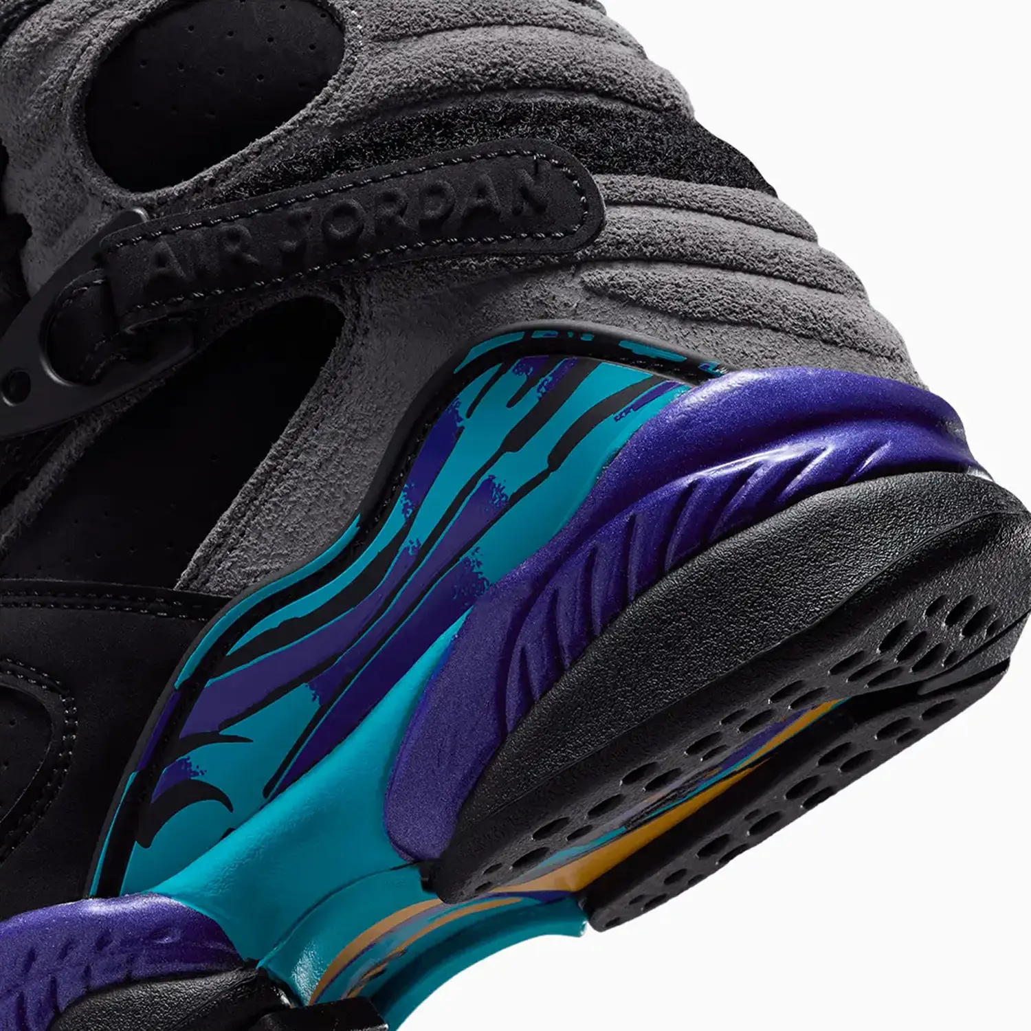 Kid's Air Jordan 8 Retro "Aqua " Grade School - Image 8