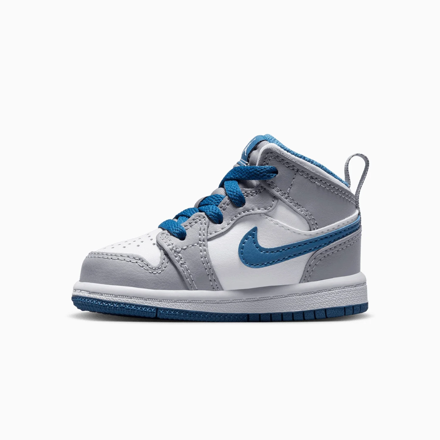 Kid's Jordan 1 Mid "Cement True Blue" Toddlers - Image 3