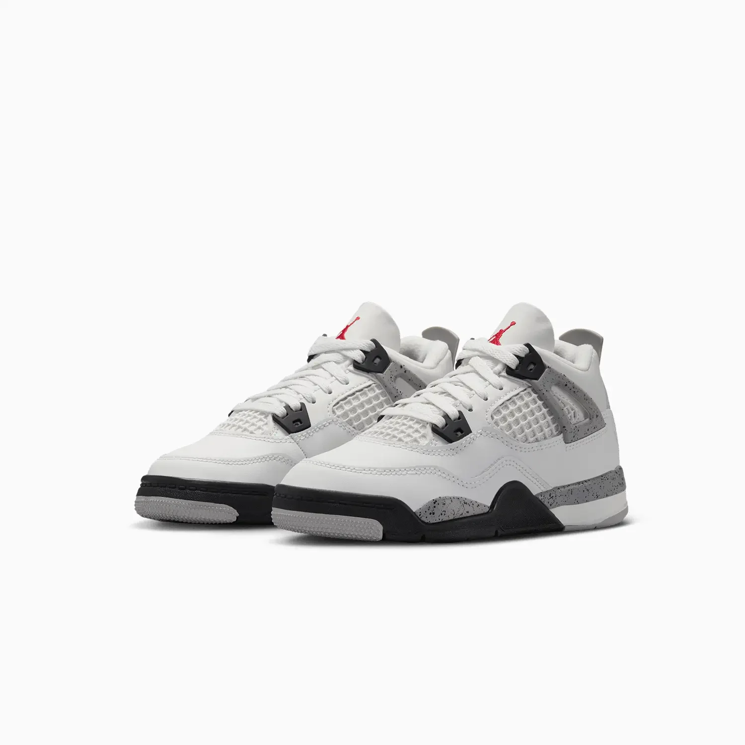 Kid's Jordan 4 Retro OG "White Cement" Pre School - Image 2