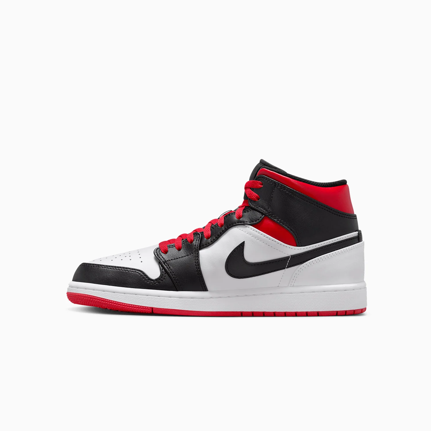 Men's Air Jordan 1 Mid "Gym Red Black Toe" - Image 4