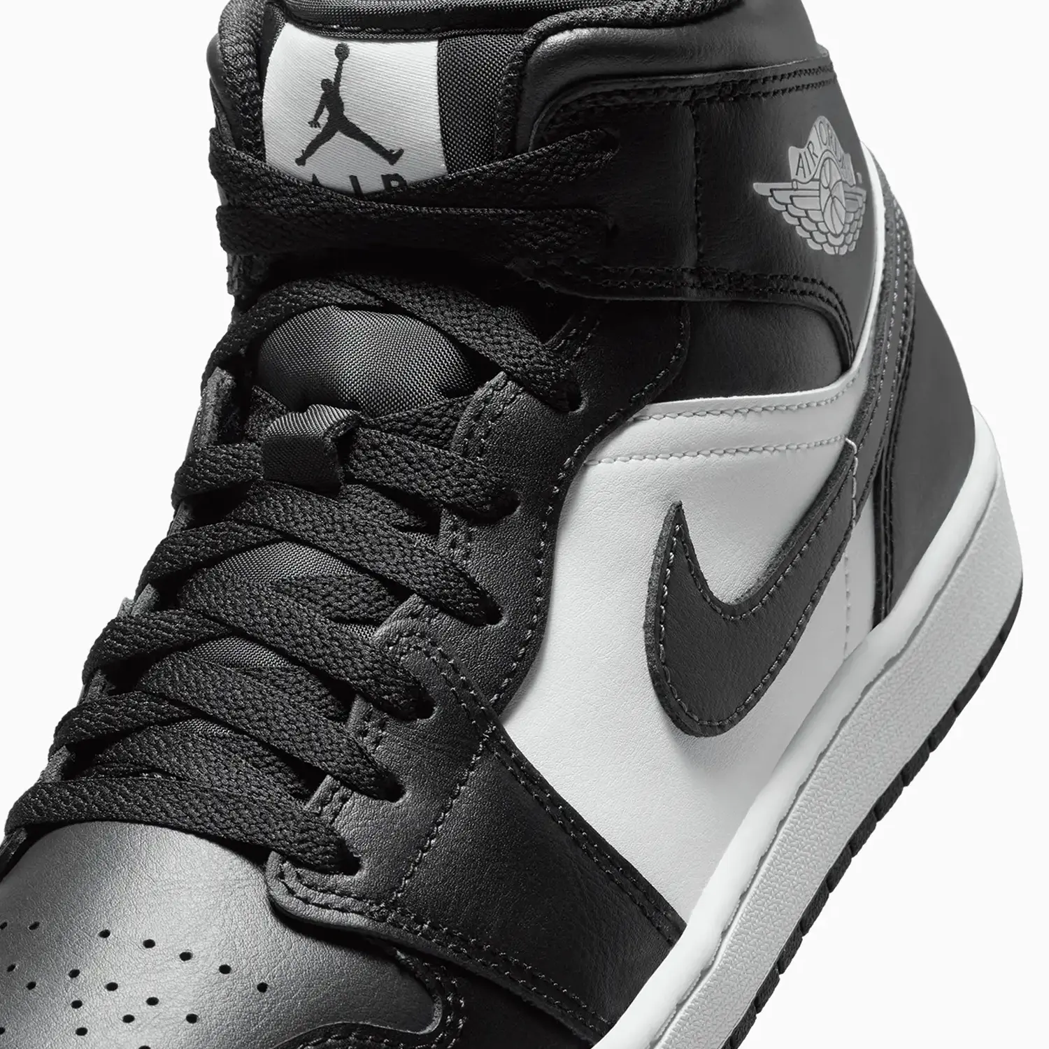 Men's Air Jordan 1 Mid "Off Noir Toe" - Image 7