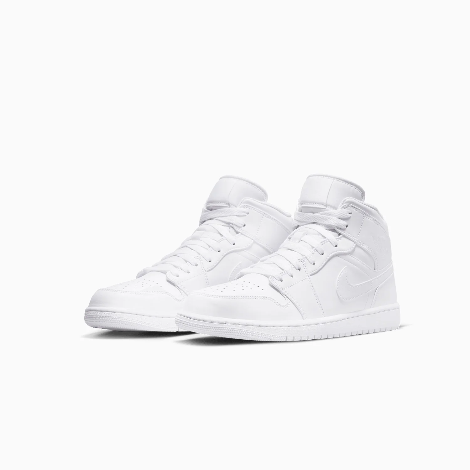 Men's Air Jordan 1 Mid "Triple White" - Image 2