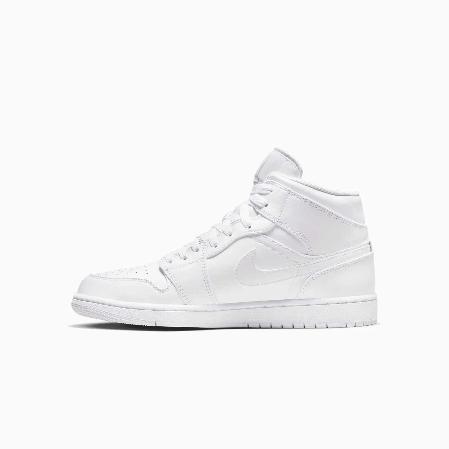 Men's Air Jordan 1 Mid "Triple White" - Image 3