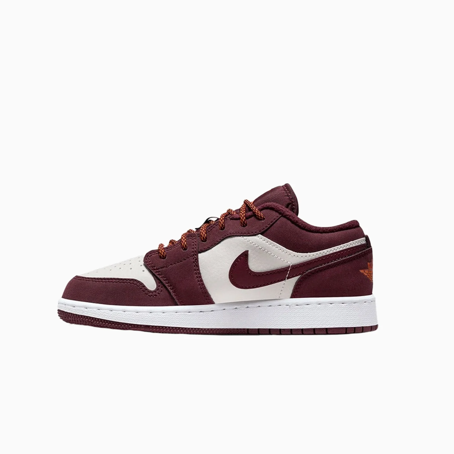 Kid's Air Jordan 1 Low "Night Maroon" Grade School - Image 4