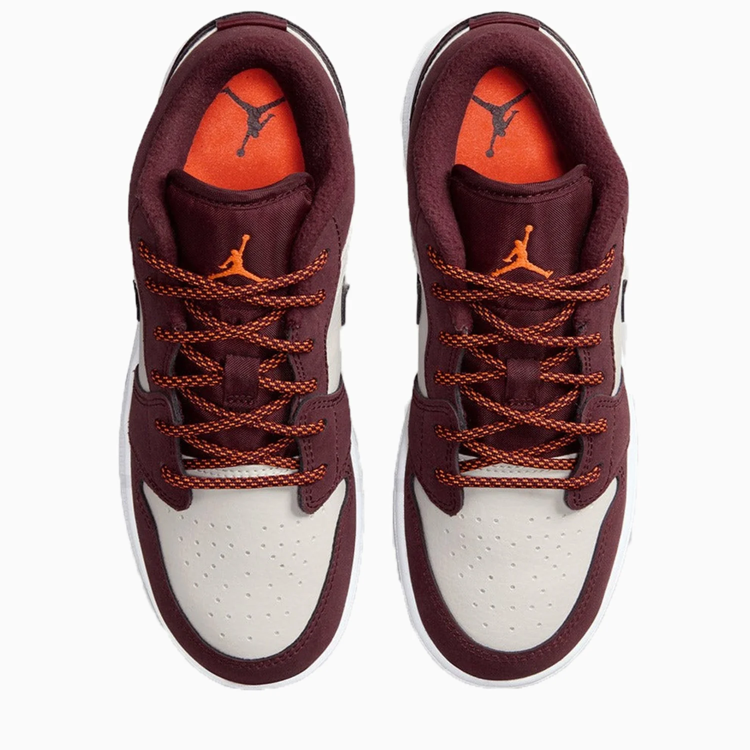 Kid's Air Jordan 1 Low "Night Maroon" Grade School - Image 5