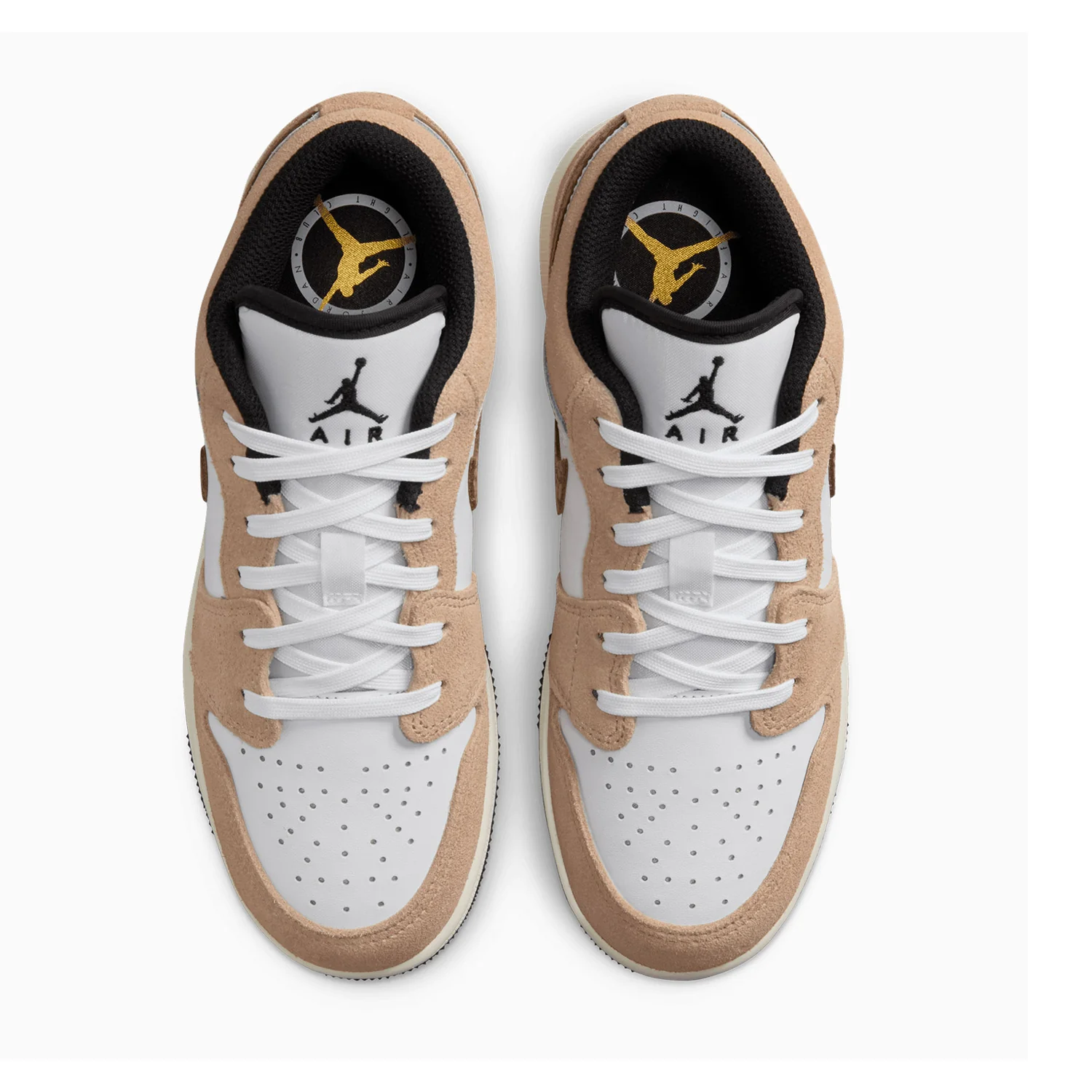 Kid's Air Jordan 1 Low SE "Brown Elephant" Grade School - Image 4