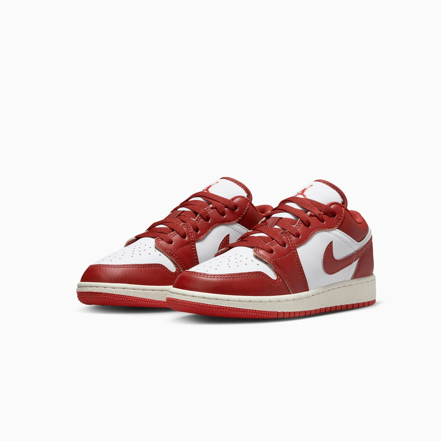 Kid's Air Jordan 1 Low SE "Dune Red" Grade School - Image 2