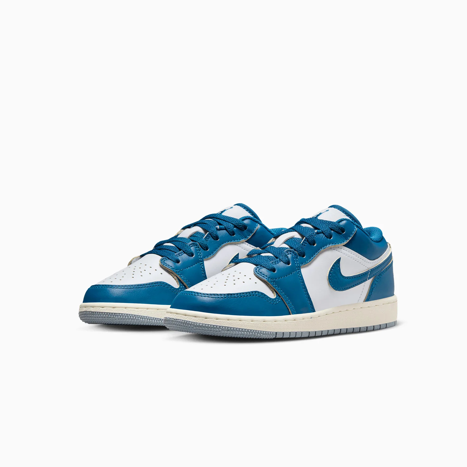 Kid's Air Jordan 1 Low SE "Industrial Blue" Grade School - Image 2