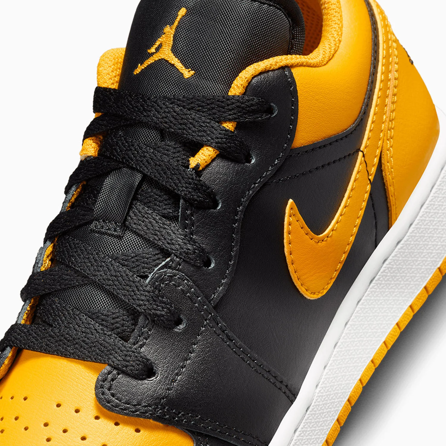 Kid's Air Jordan 1 Low "Yellow Ochre" Grade School - Image 7