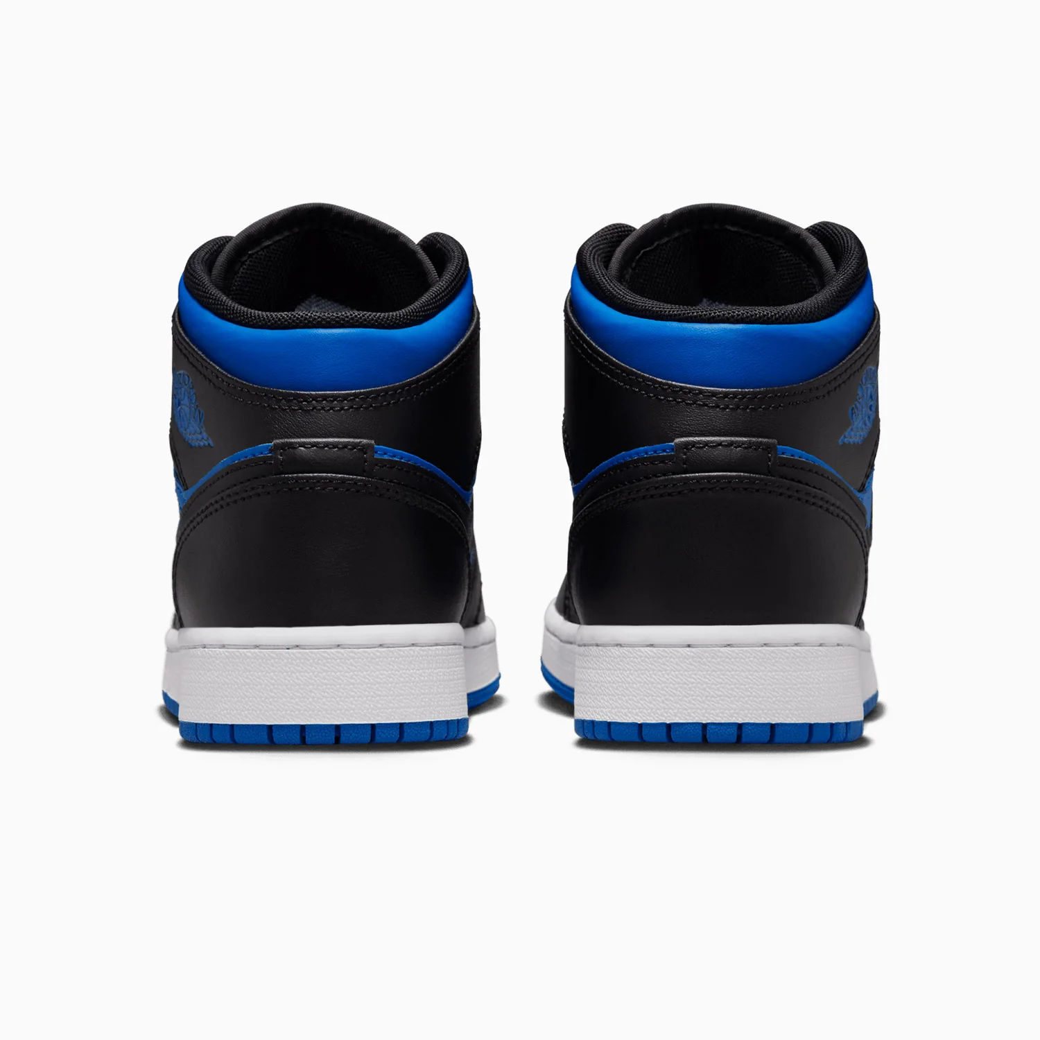 Kid's Air Jordan 1 Mid "Black Royal Blue" Grade School - Image 6