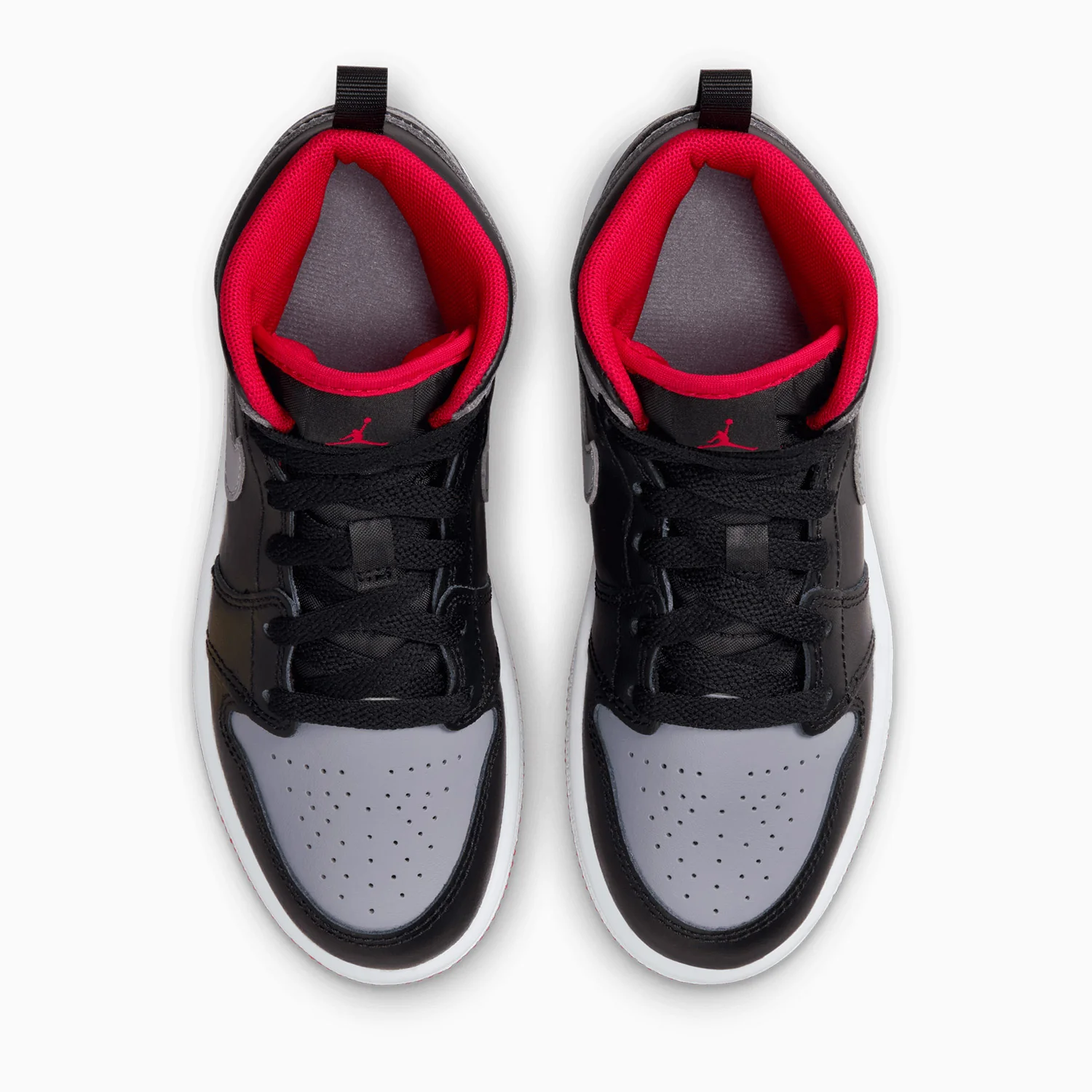 Kid's Air Jordan 1 Mid "Cement Grey" Pre School - Image 5