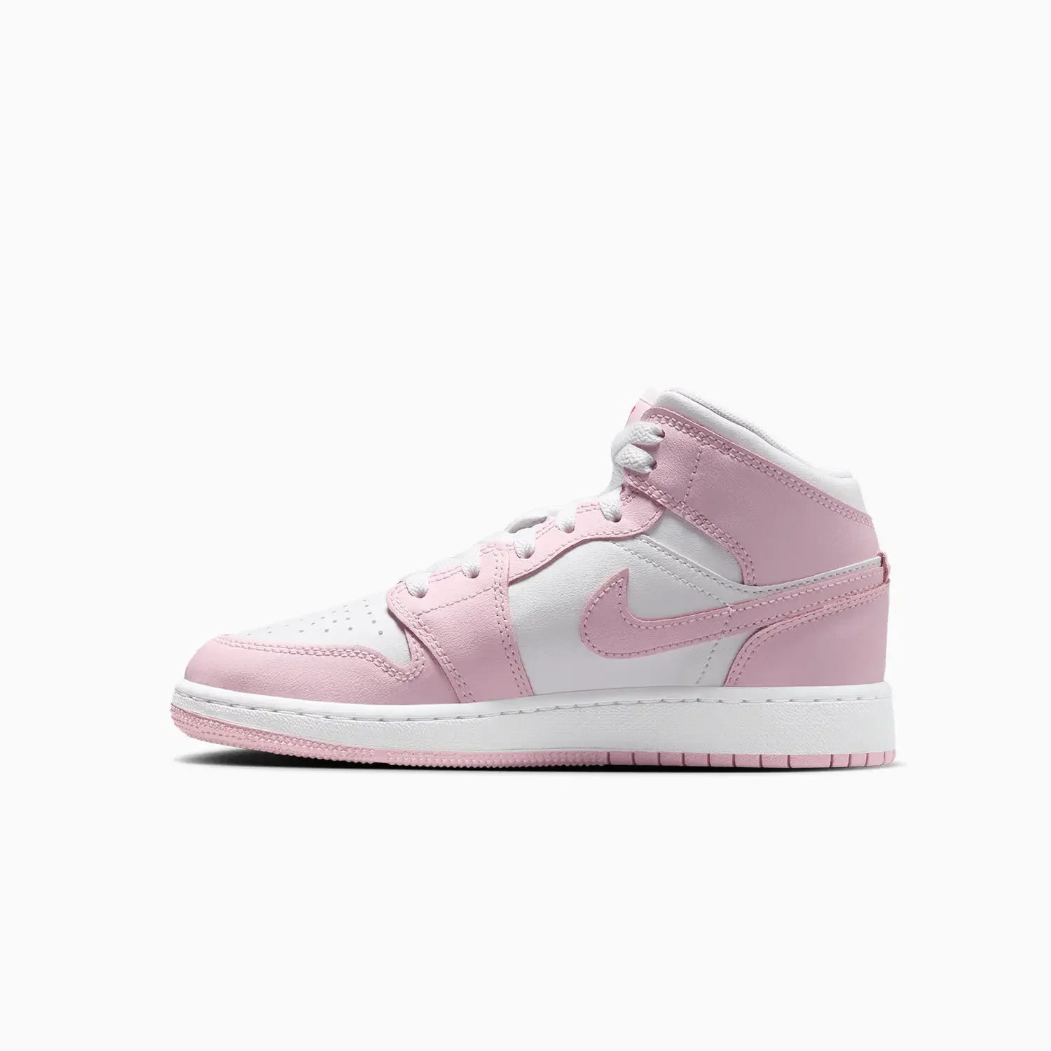 Kid's Air Jordan 1 Mid "Pink Foam" Grade School - Image 4