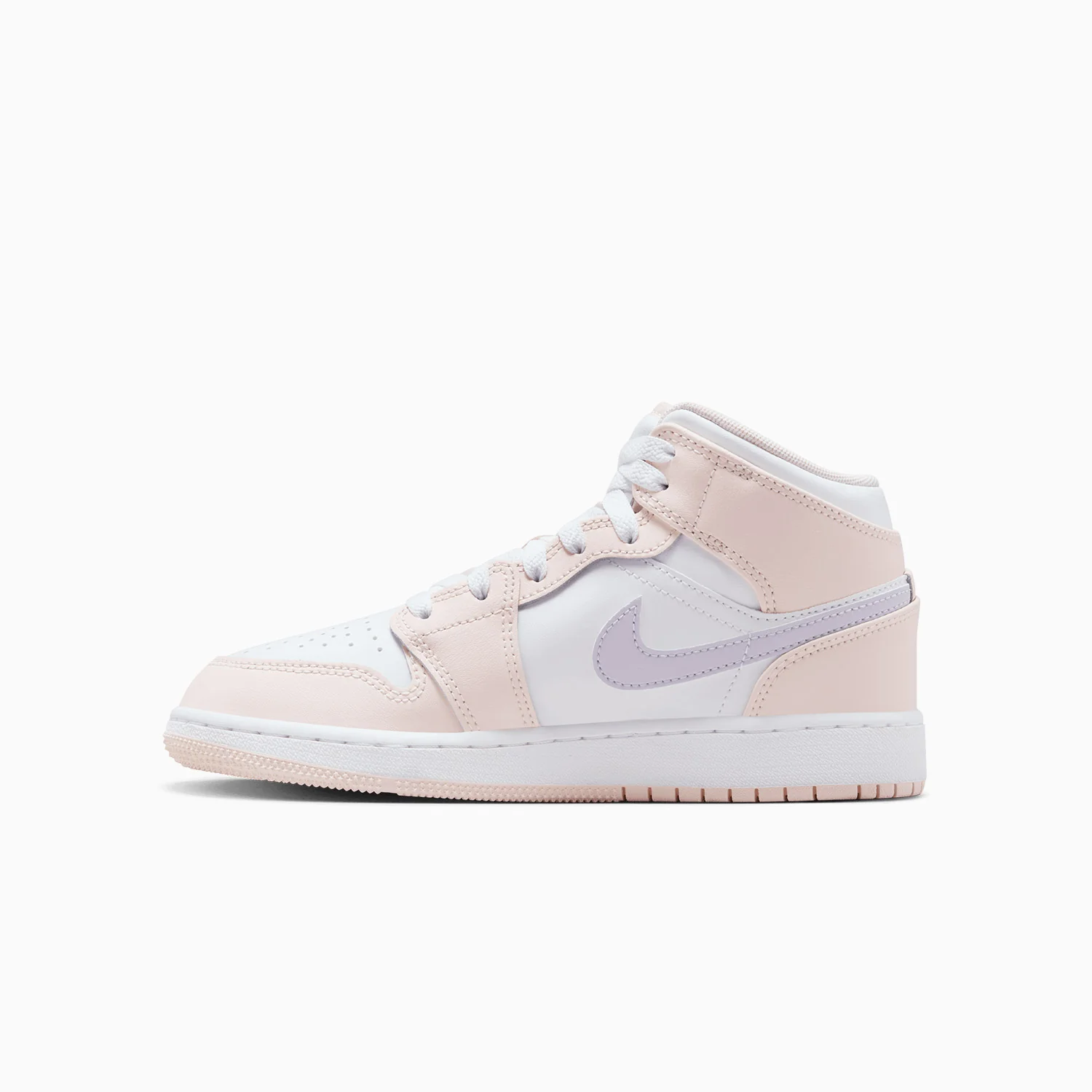 Kid's Air Jordan 1 Mid "Pink Wash" Grade School - Image 6