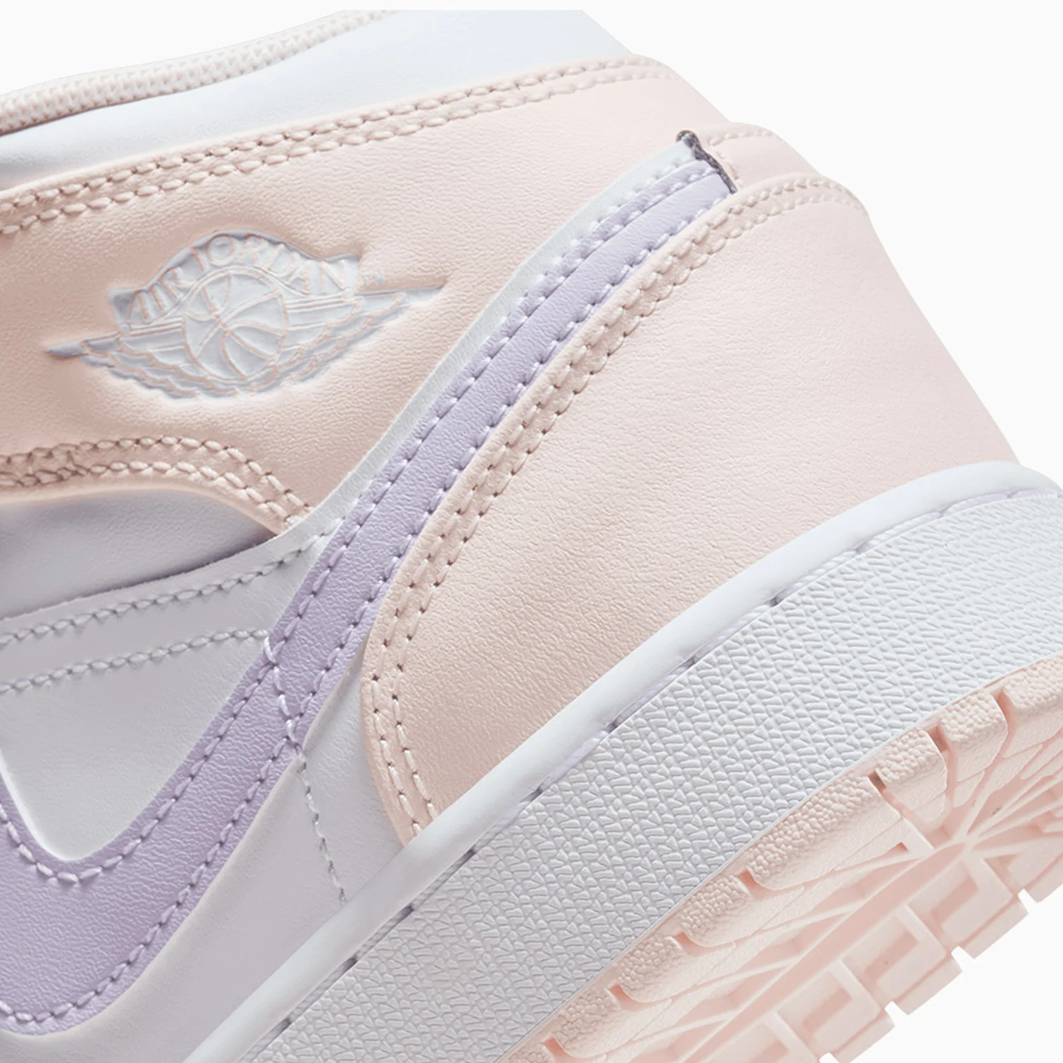 Kid's Air Jordan 1 Mid "Pink Wash" Grade School - Image 8