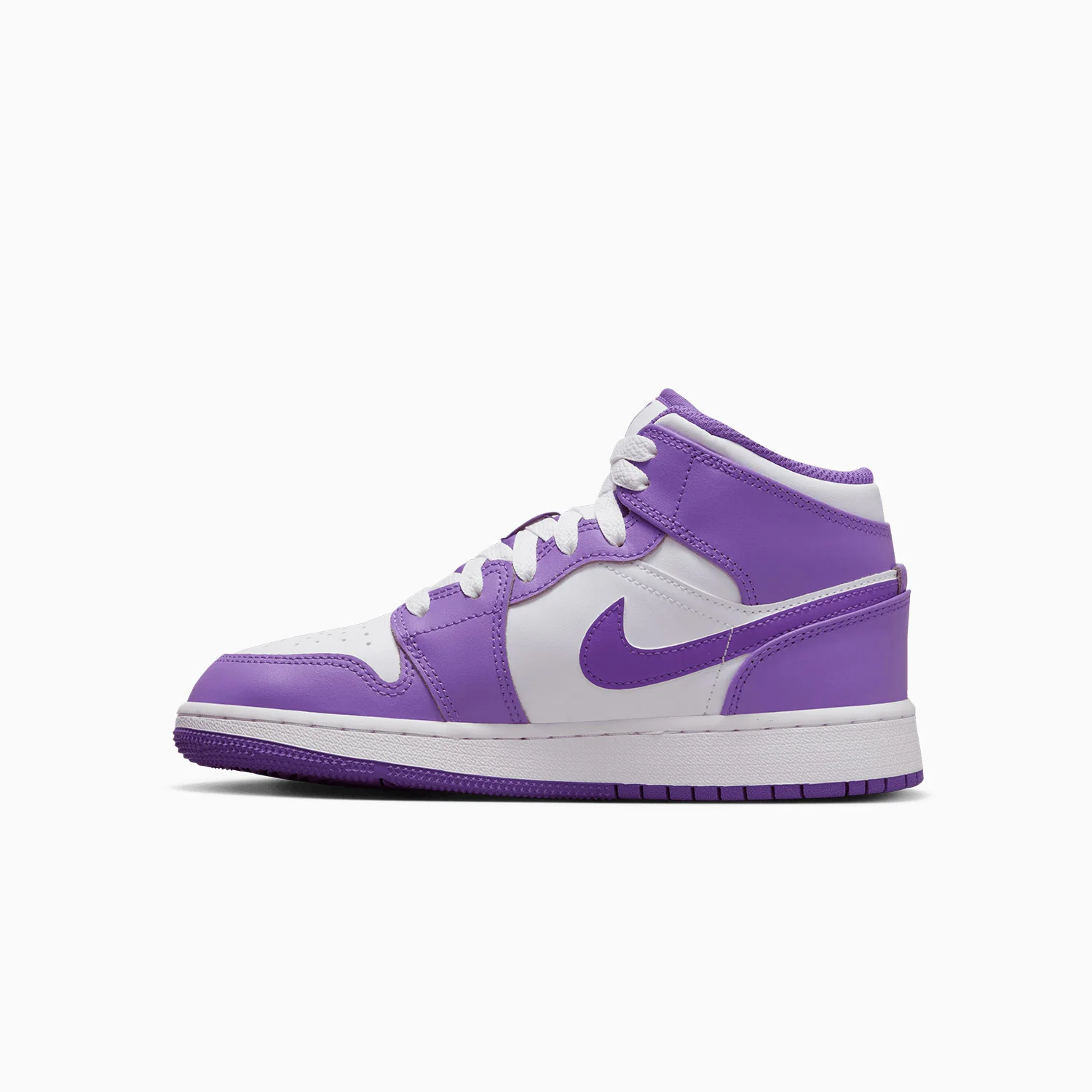 Kid's Air Jordan 1 Mid "Purple Venom" Grade School - Image 4