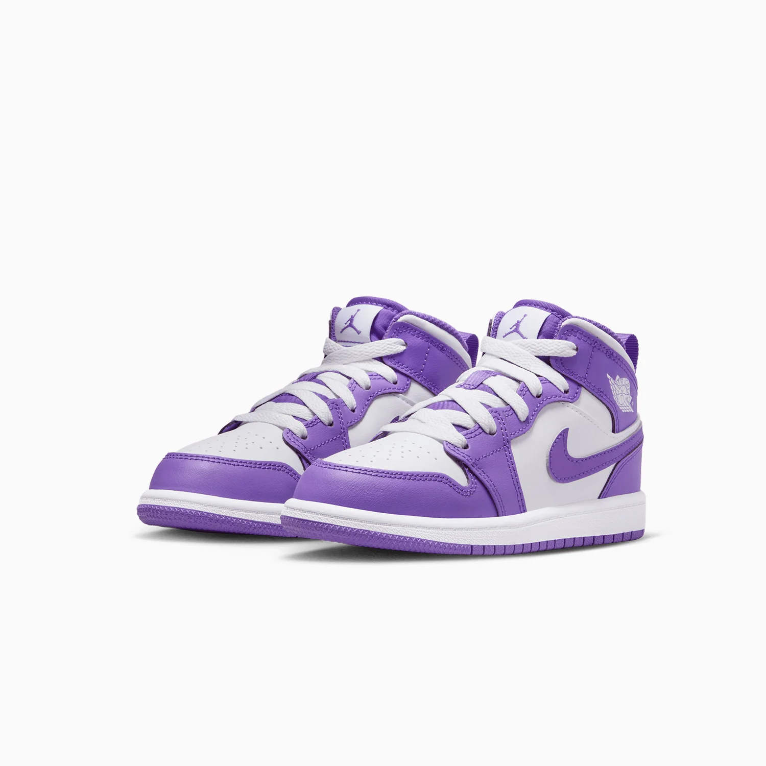 Kid's Air Jordan 1 Mid "Purple Venom" Pre School - Image 2