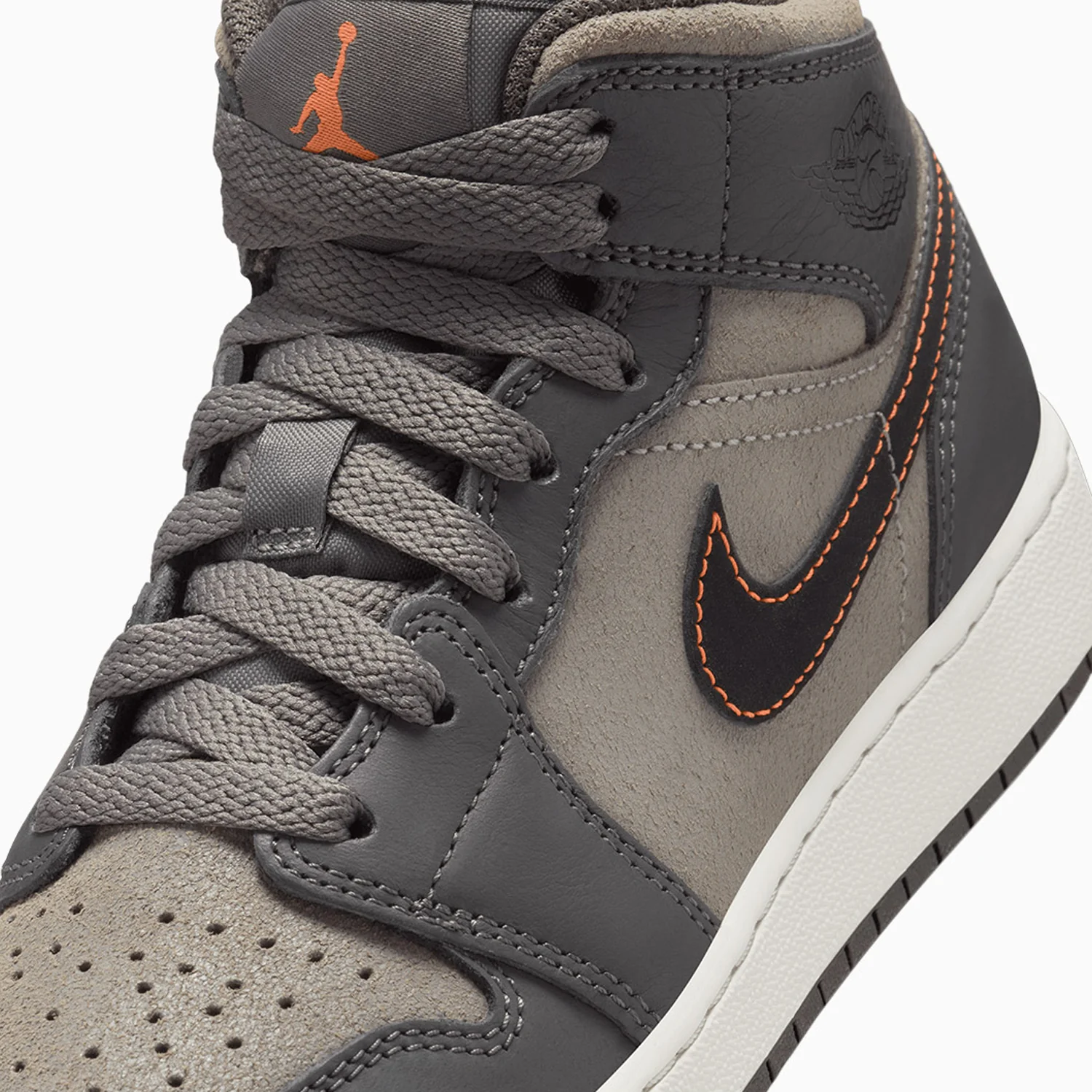 Kid's Air Jordan 1 Mid SE BG "Night Stadium" Grade School - Image 7