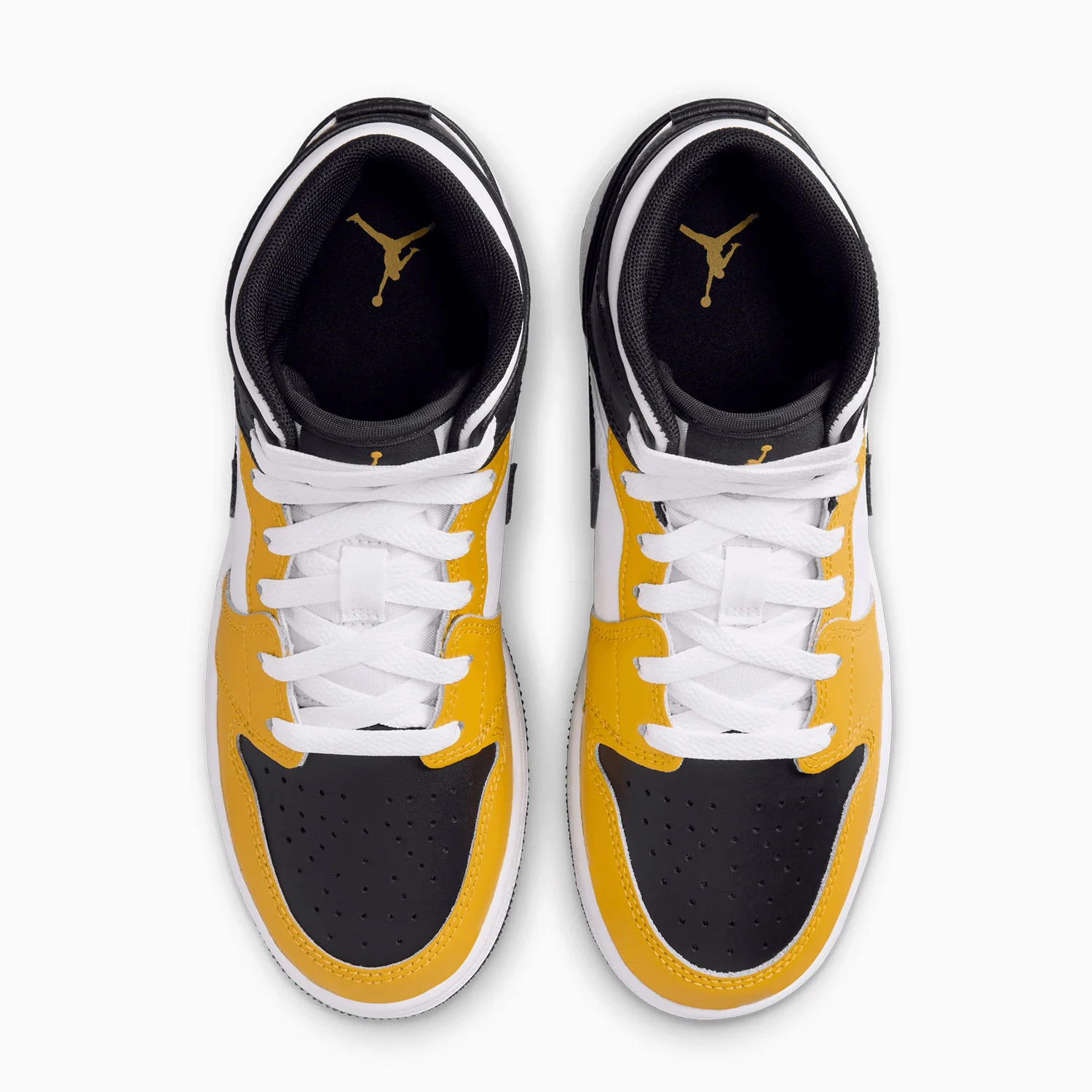 Kid's Air Jordan 1 Mid "Yellow Ochre" Grade School - Image 5
