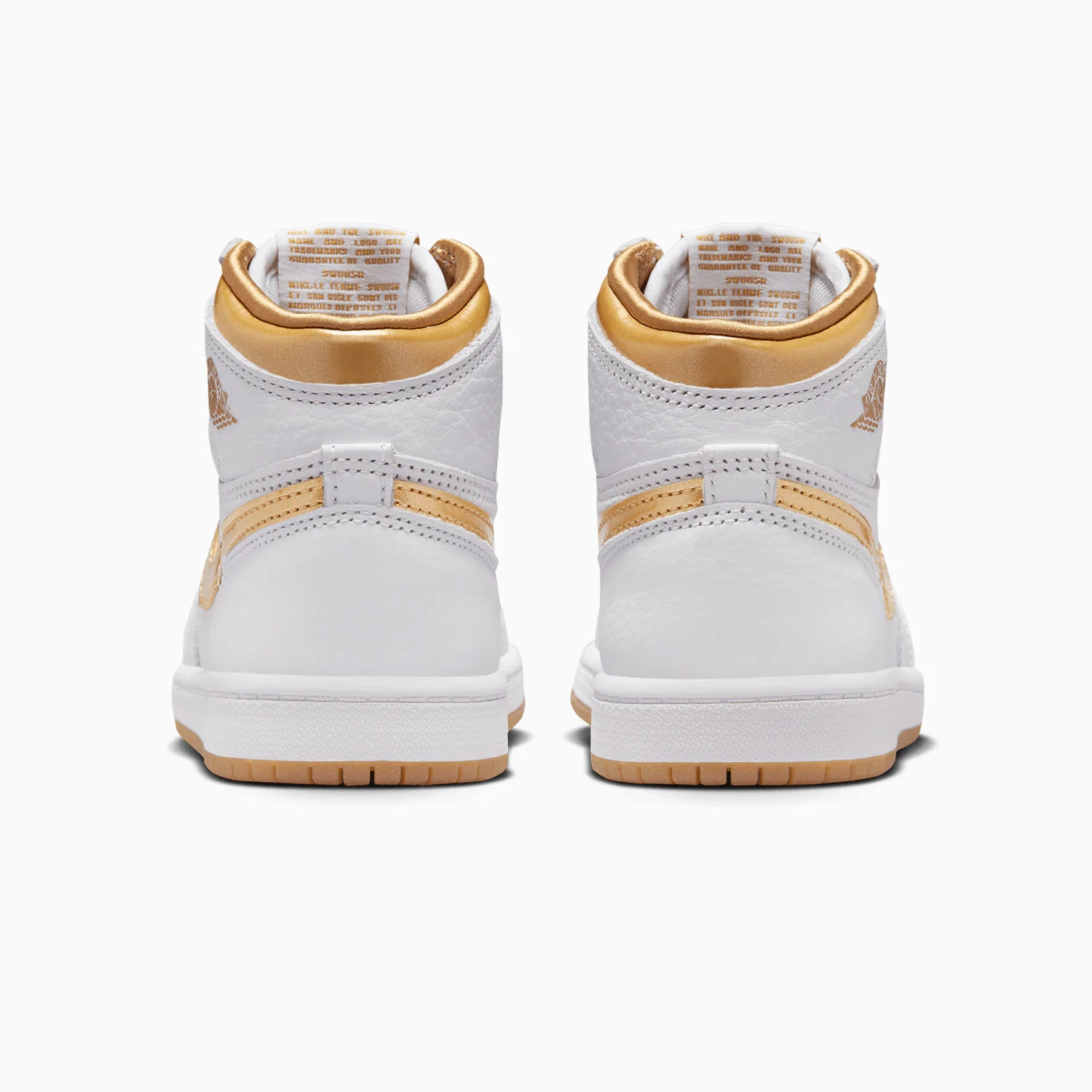 Kid's Air Jordan 1 Retro High OG "Metallic Gold" Pre School - Image 6