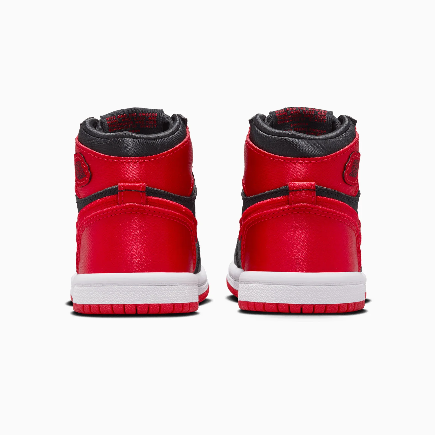 Kid's Air Jordan 1 Retro High OG "Satin Bred" Toddlers - Image 6