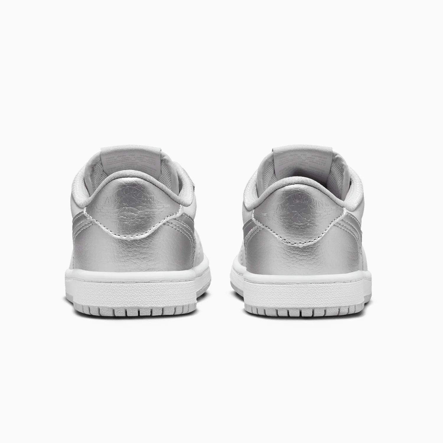 Kid's Air Jordan 1 Retro OG "Metallic Silver" Pre School - Image 6
