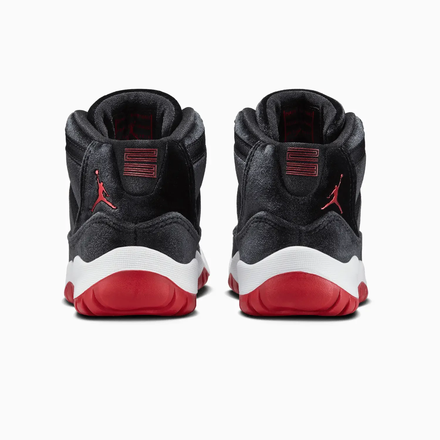 Kid's Air Jordan 11 Retro "Bred Velvet" Pre School - Image 8