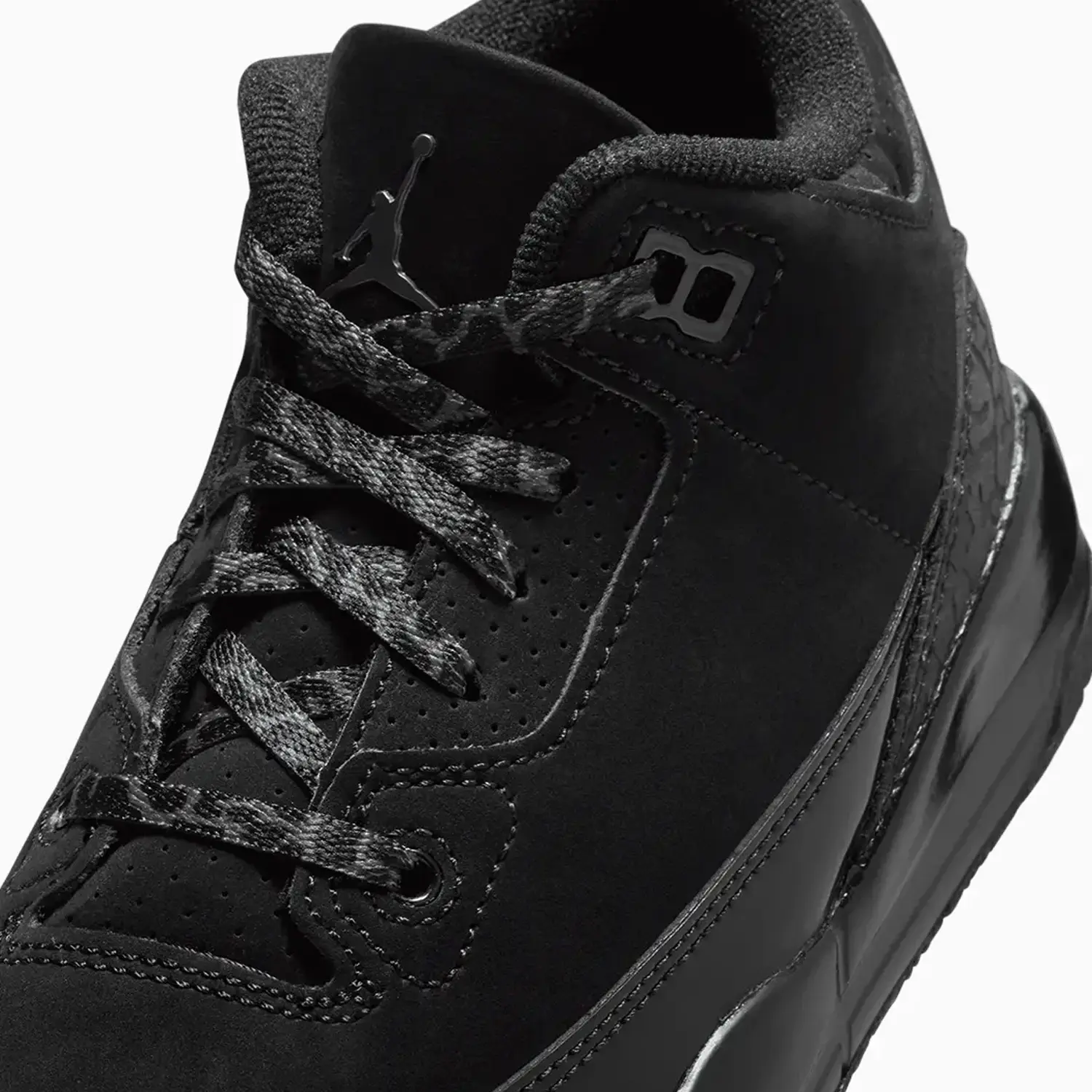 Kid's Air Jordan 3 Retro "Black Cat" Pre School - Image 7