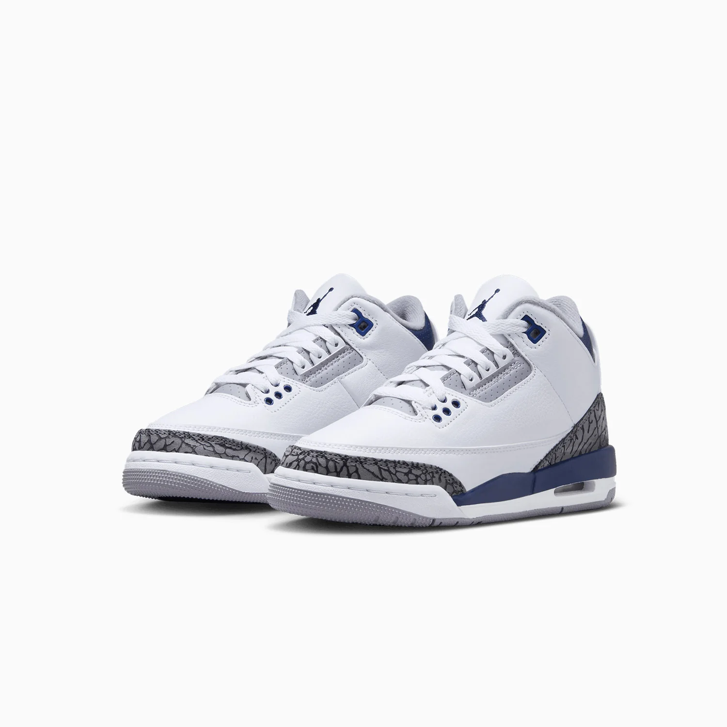Kid's Air Jordan 3 Retro "Midnight Navy" Grade School - Image 2
