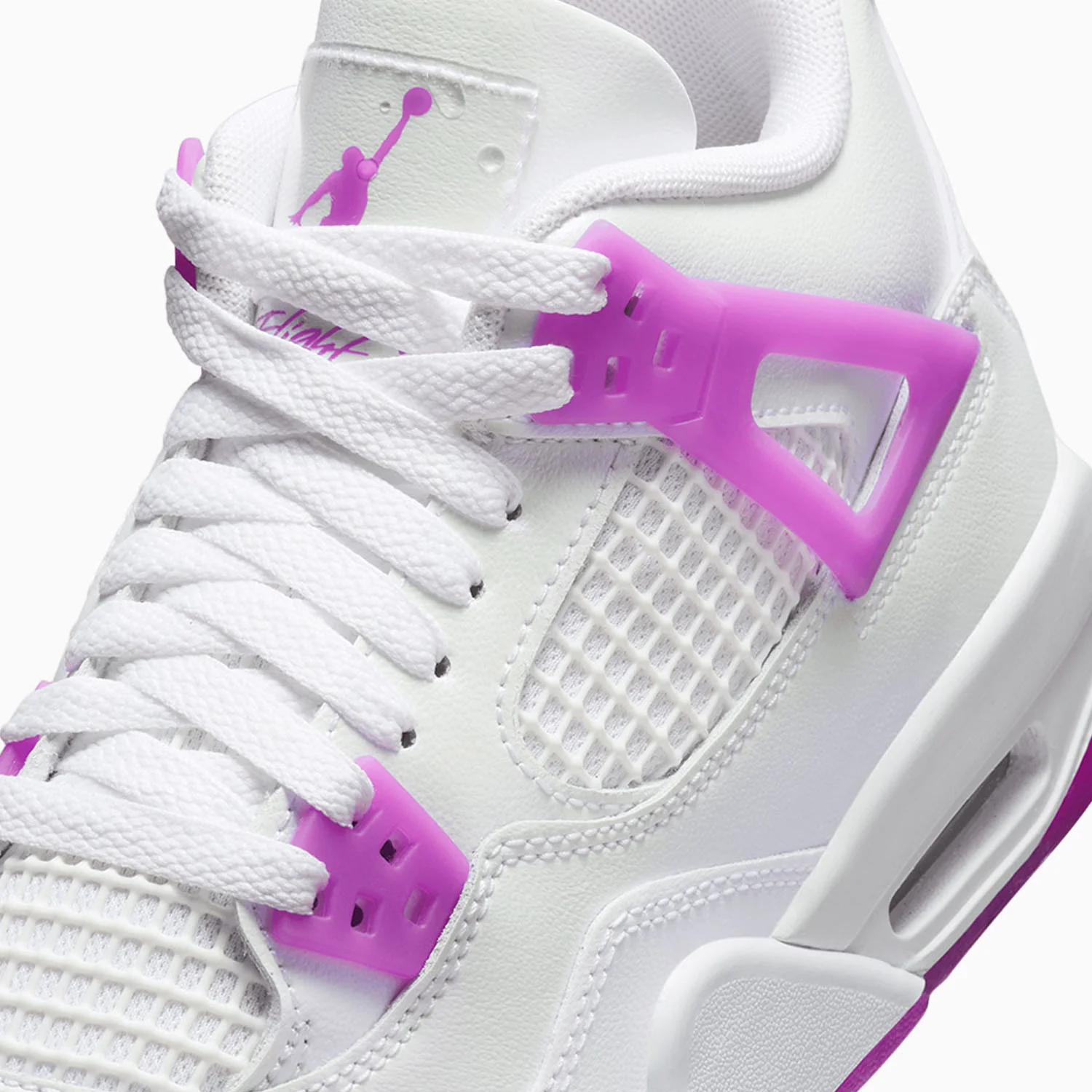 Kid's Air Jordan 4 Retro "Hyper Violet" Grade School - Image 5