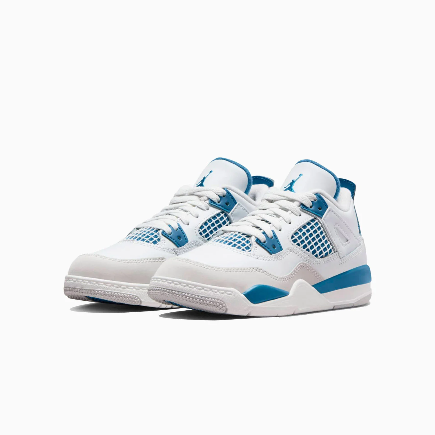 Kid's Air Jordan 4 Retro "Military Blue" Pre School - Image 2