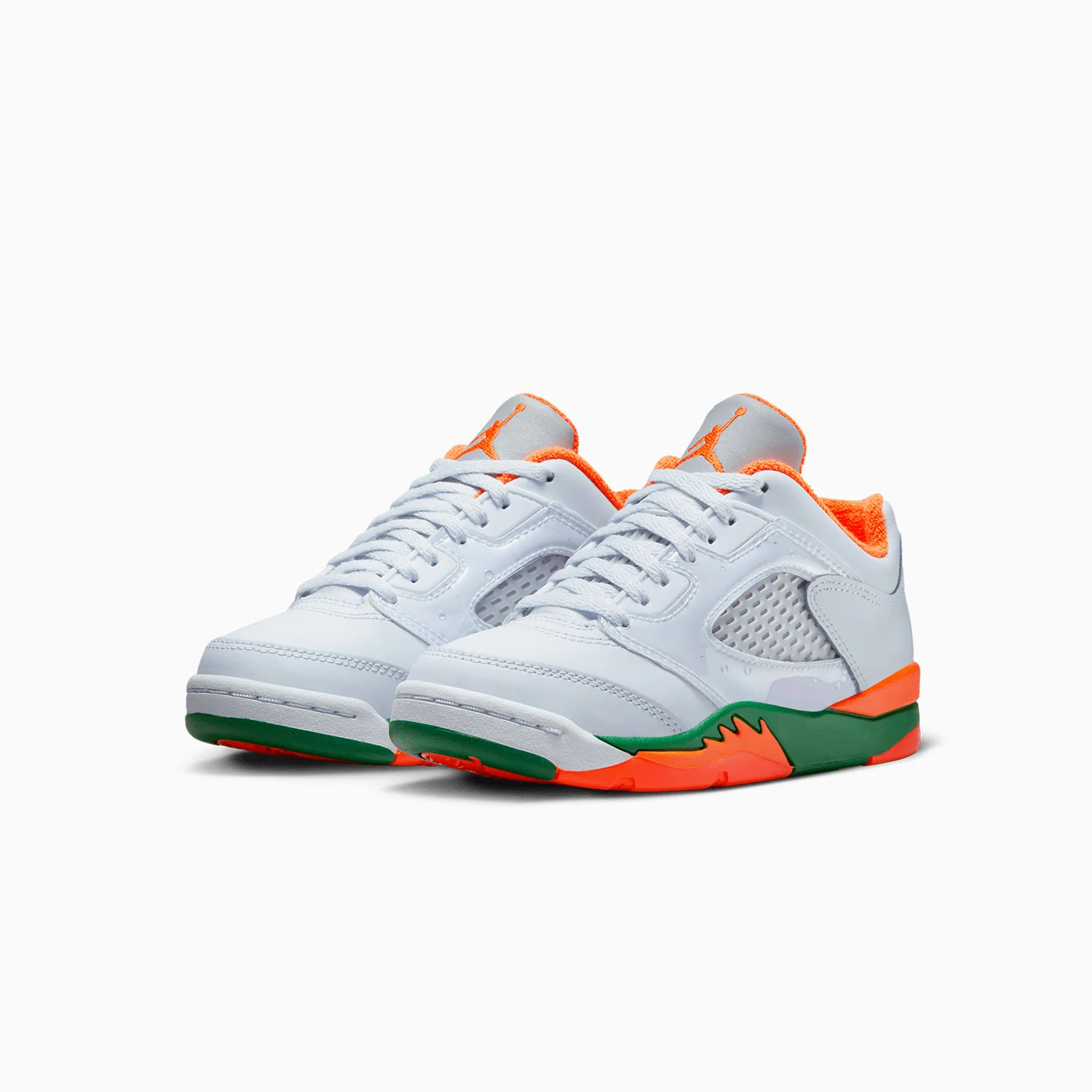 Kid's Air Jordan 5 Retro "Miami Hurricanes" Pre School - Image 2