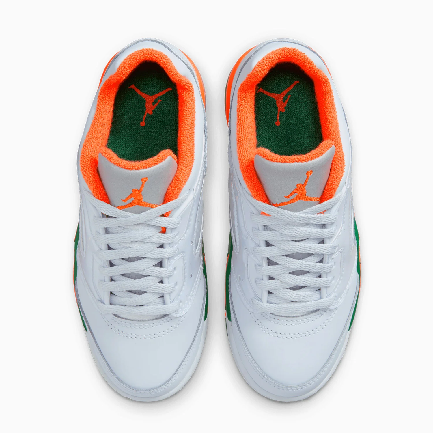 Kid's Air Jordan 5 Retro "Miami Hurricanes" Pre School - Image 5