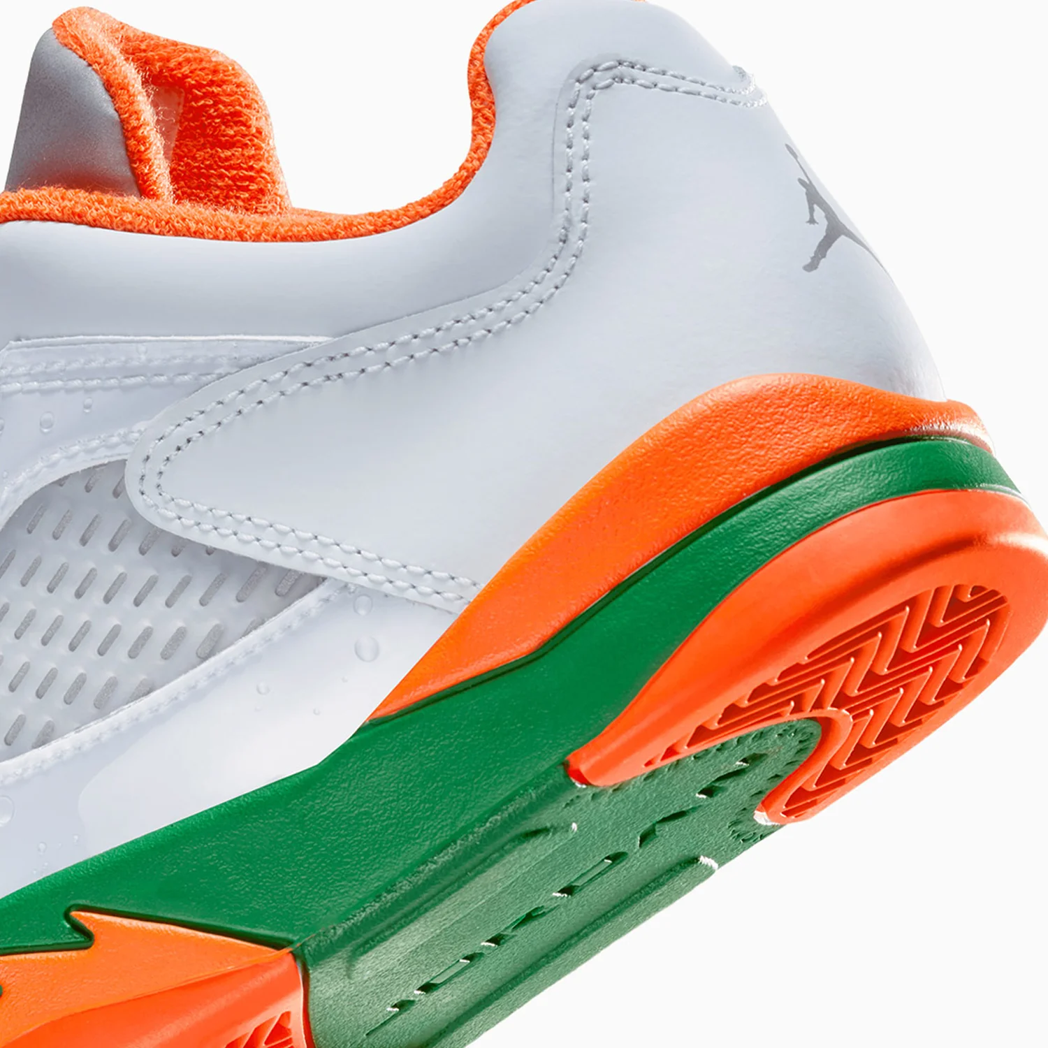Kid's Air Jordan 5 Retro "Miami Hurricanes" Pre School - Image 8