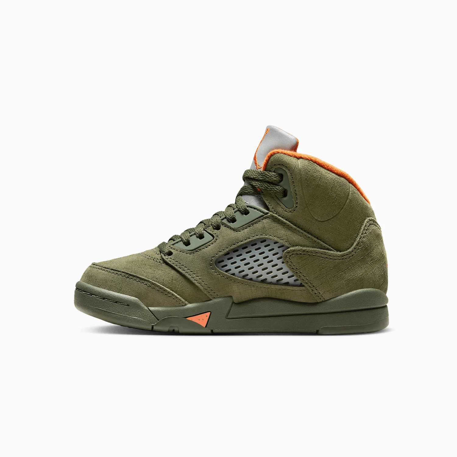 Kid's Air Jordan 5 Retro "Olive" Pre School - Image 4